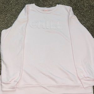 Brand new holiday sweater!! Light pink and soft